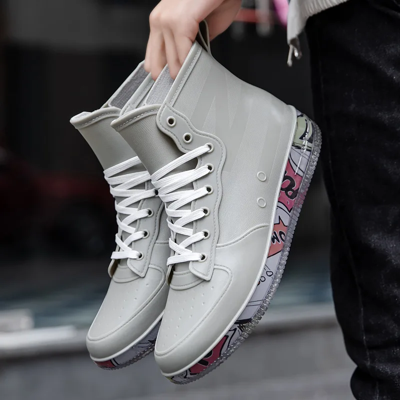 Fishing Boots - Mannen Regenlaarzen Mode Trendy Naakt Laarzen