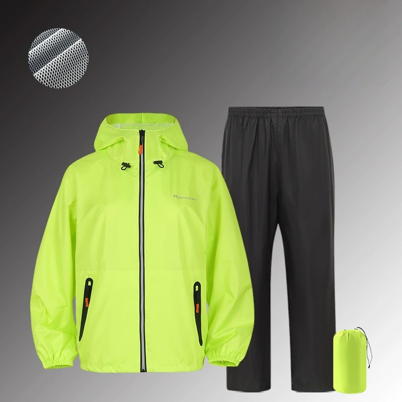 Fishing Pants Waterproof - Volledig waterdichte regenpak met reflecterende details