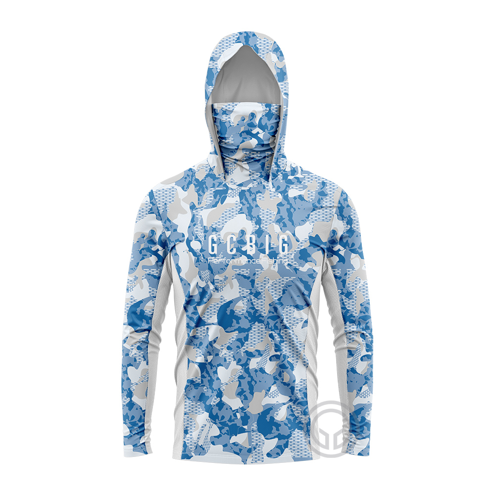 Fishing Shirt Uv Protection - Gcbig Fishing Wear Lange Mouw Capuchon