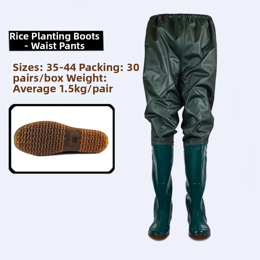 Fishing Pants Waterproof - Nieuwe Plastic PVC Transplantbroek Wadbroek Schoenen