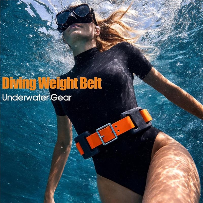 Fishing Belt - RTENTE-Fishing duikriemgesp, rubberen duikriem, voor freediving-gewichtsriem
