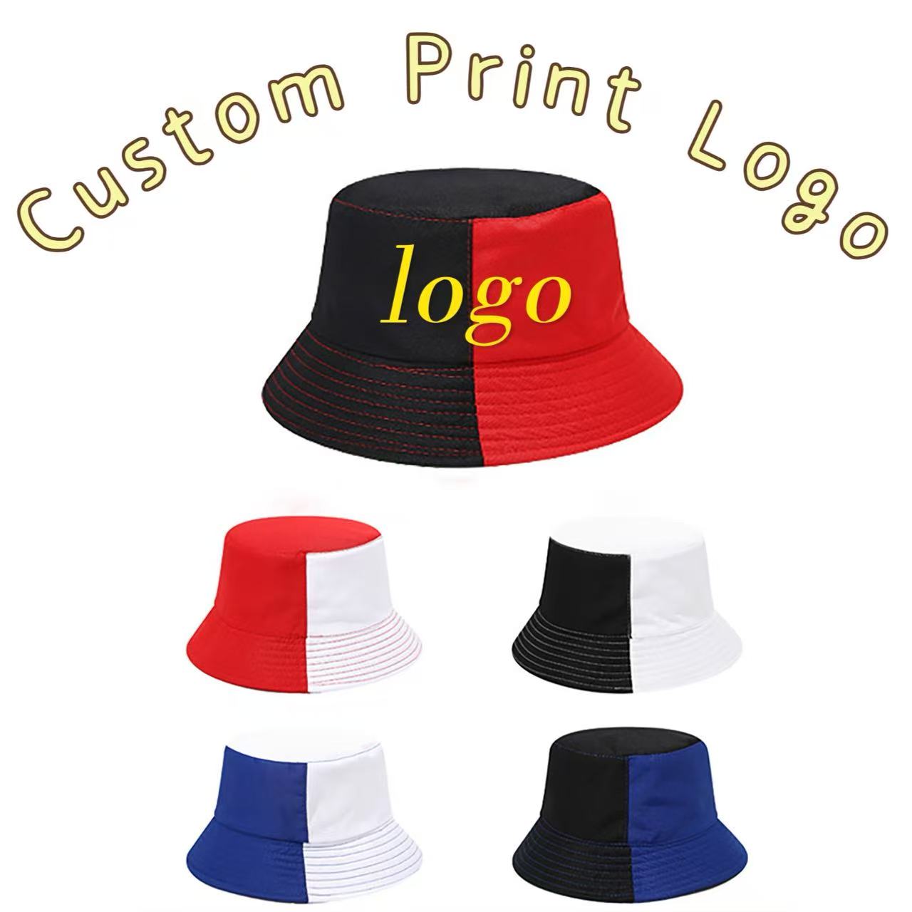 Fishing Hat - Op maat gemaakte bedrukte logo's, kleurrijke