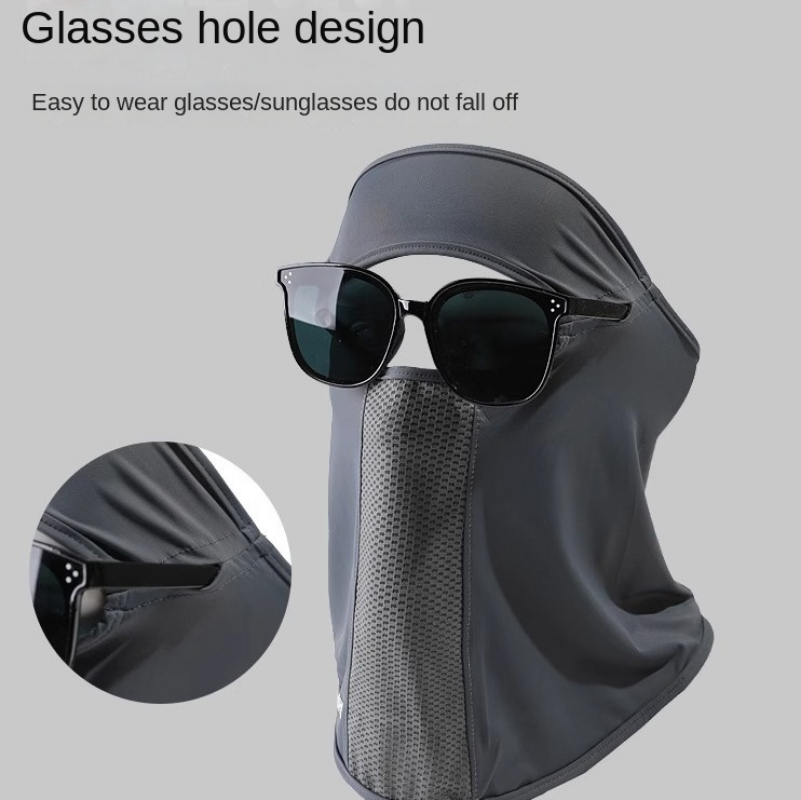 Fishing Mask Sun Protection - Zomer ijszijde masker anti-UV zonnebescherming nekbescherming