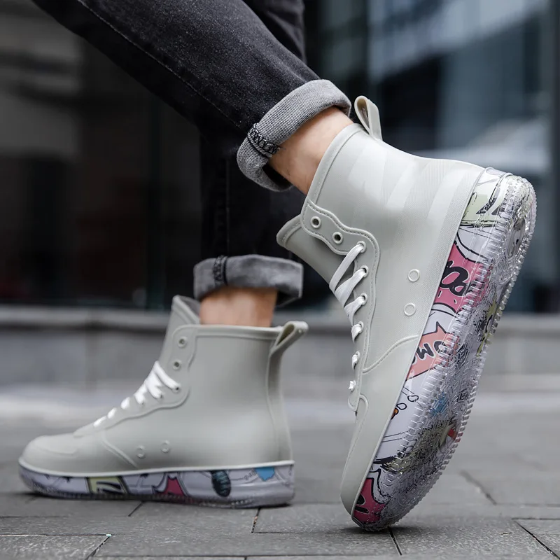 Mannen Regenlaarzen Mode Trend - Fishing Boots recensie en prijs