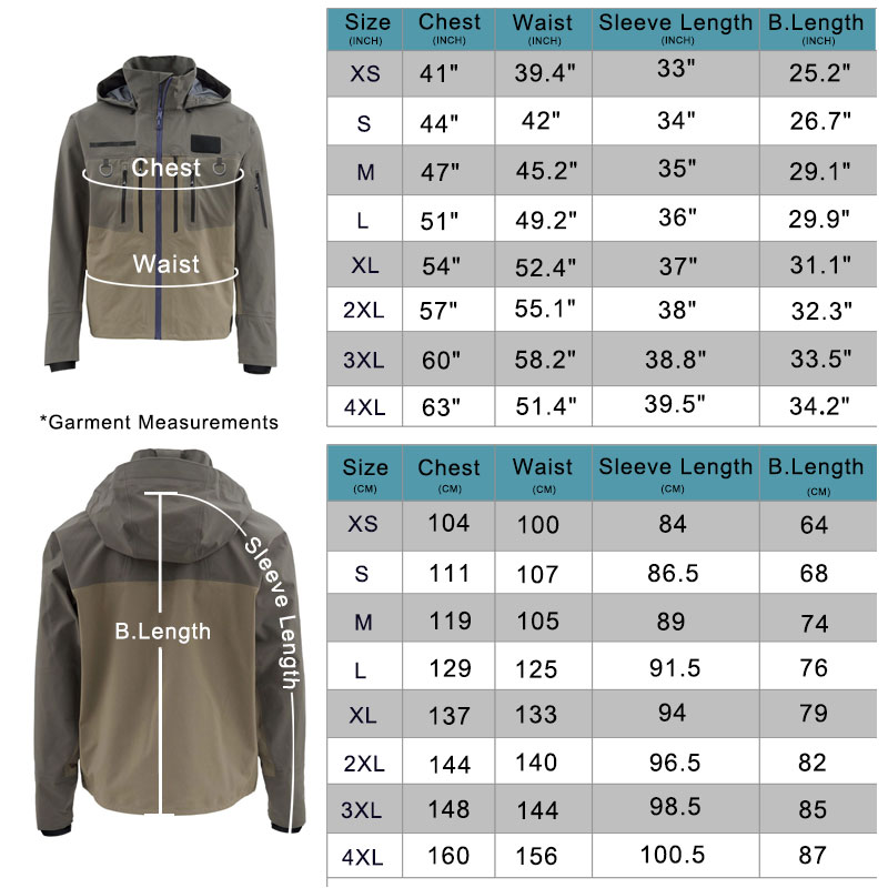 Vissen Wading Jacks 4-laags Ad - Fishing Jacket Waterproof recensie en prijs