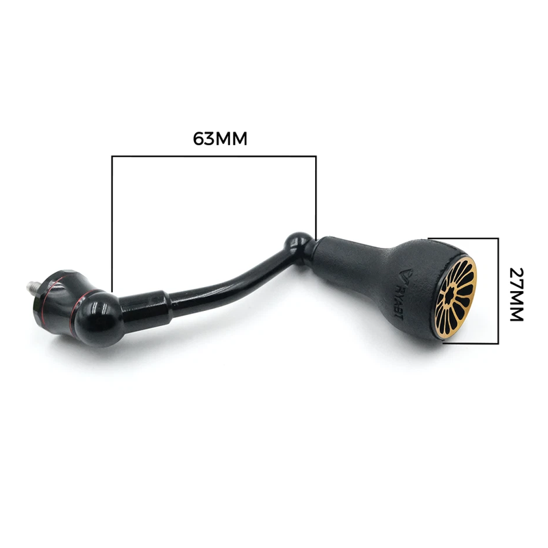 63mm Spinhendel met TPE zwarte - Daiwa Reel Fuego recensie en prijs