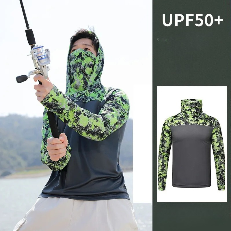 Visserijshirt met capuchon Her - Fishing Mask Sun Protection recensie en prijs