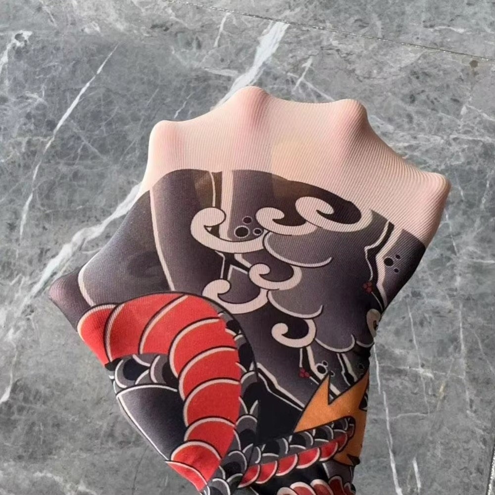 Fake Tattoo-sokken met volledi - Fishing Socks recensie en prijs