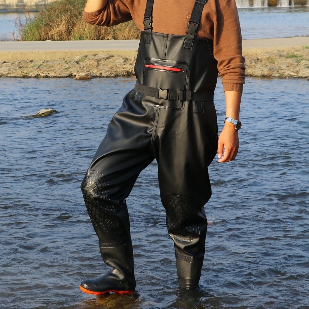 Handige PVC-vispakken met dubb - Fishing Pants Waterproof recensie en prijs