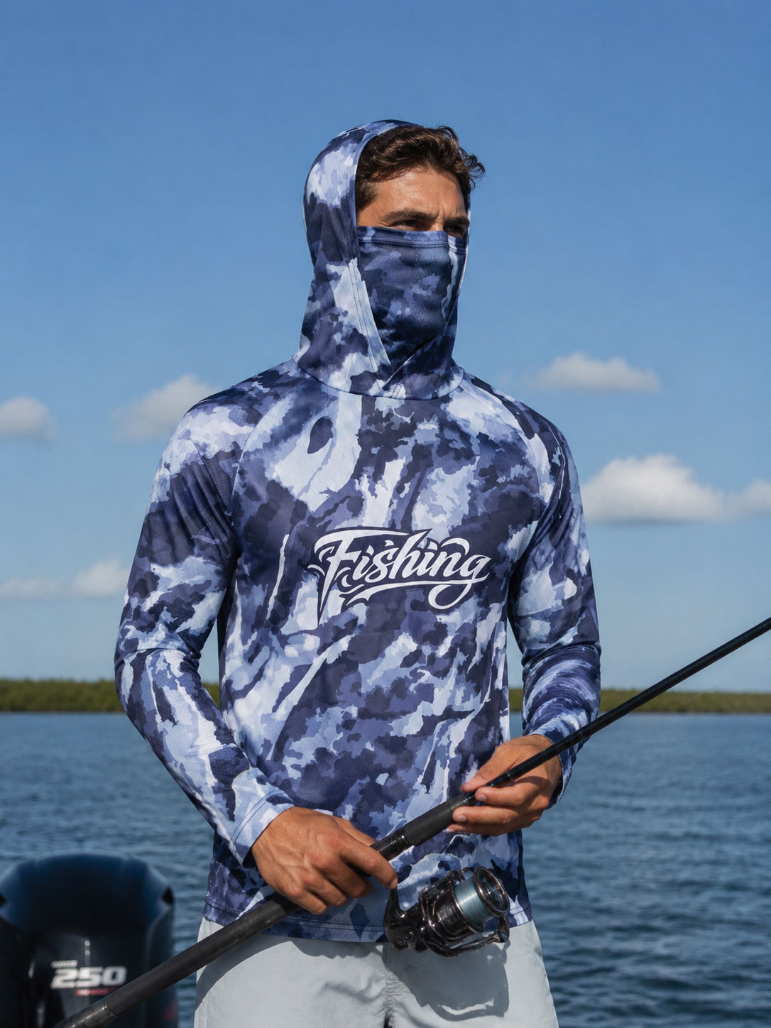 Visserijshirt met capuchon Her - Fishing Mask Sun Protection recensie en prijs