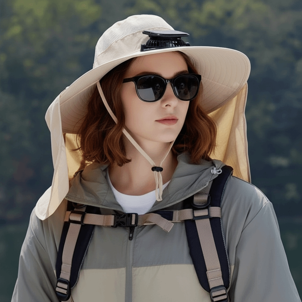 Mode UPF50+ zonnehoed met vent - Fishing Hat recensie en prijs