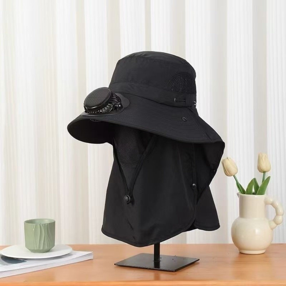 Draagbare op zonne-energie opl - Fishing Hat recensie en prijs
