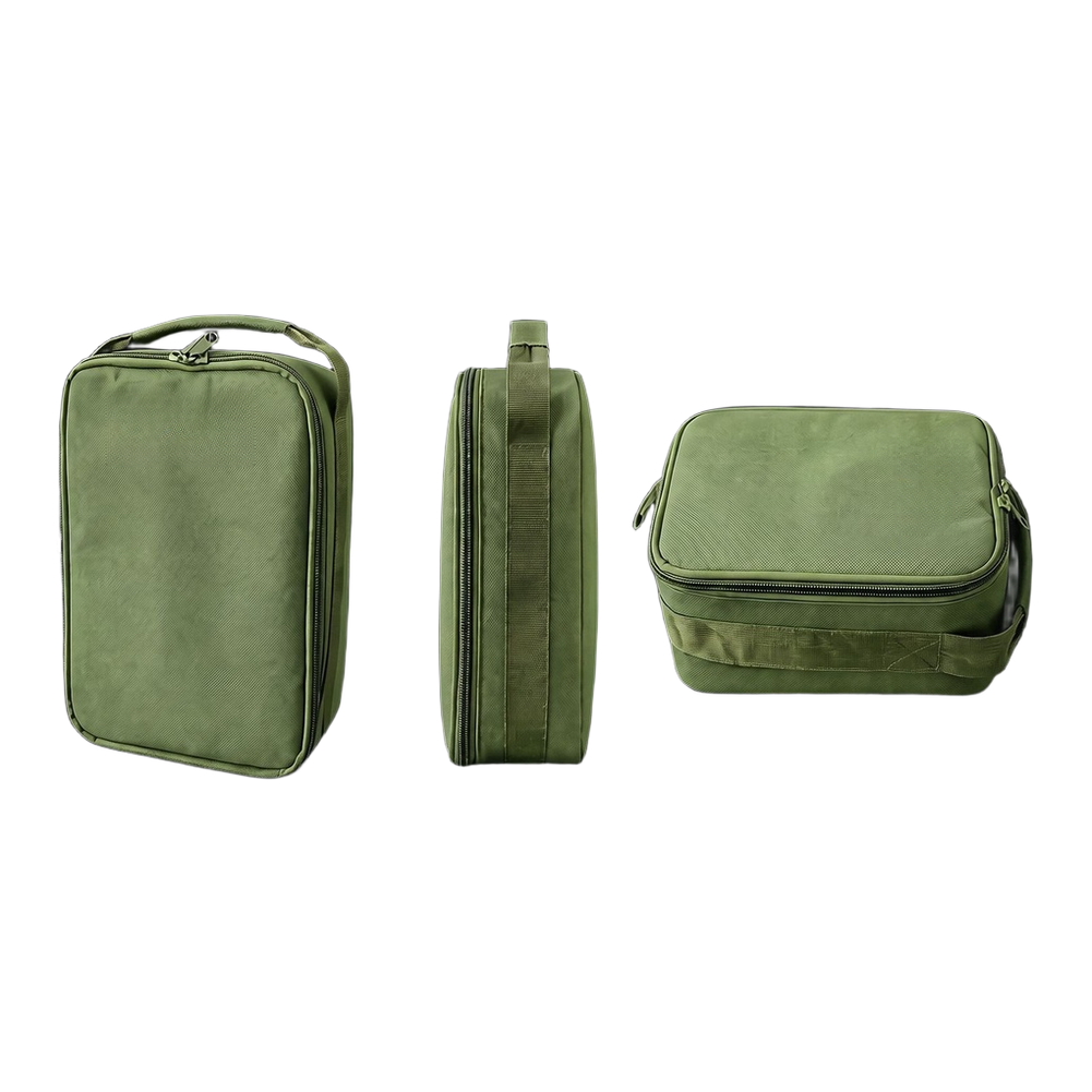 Groene opbergtas voor visgerei - Fishing Bag Waterproof recensie en prijs
