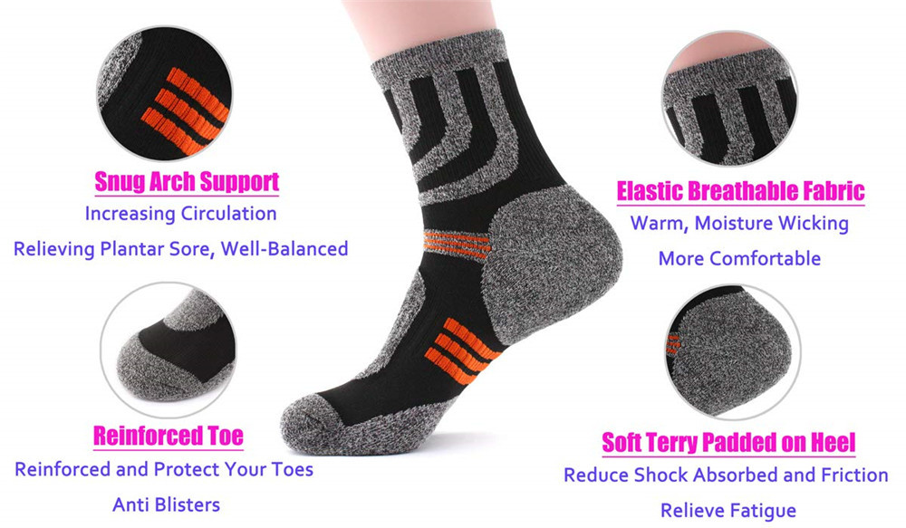 5 Paar Sokken Mannen Anti Blis - Fishing Socks recensie en prijs